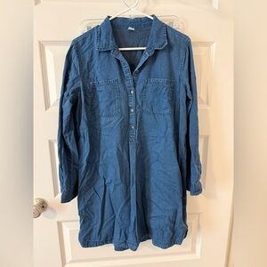 Old Navy Dark Blue Denim Dress